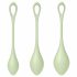 Set di Palline Kegel "Satisfyer Yoni Power 2" Verde (3 Pezzi) 