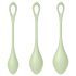 Set di Palline Kegel "Satisfyer Yoni Power 2" Verde (3 Pezzi) 