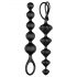 Set di Dildo Anale a Sfera Satisfyer Love Beads in Silicone Nero - 2 Pezzi 