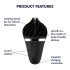 Satisfyer Sweet Treat - vibratore clitorideo rotante ricaricabile (nero)