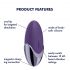 Satisfyer Piacere Viola - Vibratore Ricaricabile per Clitoride (Lilla) 