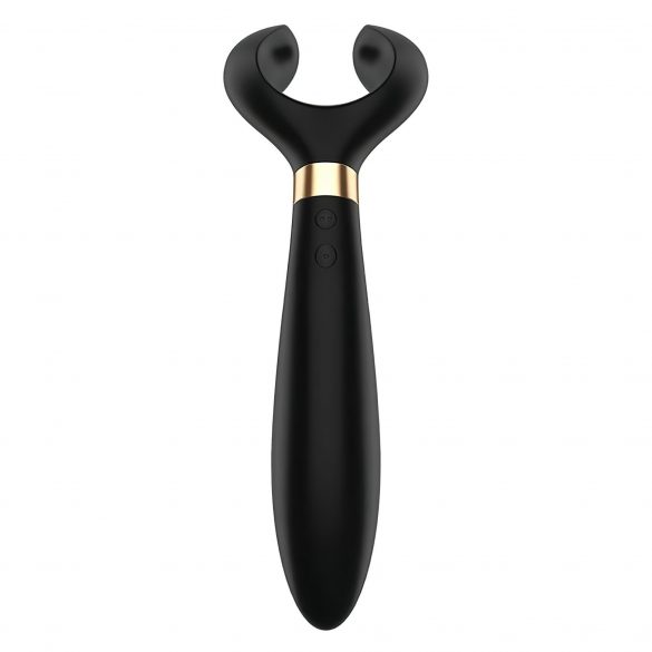 Satisfyer Divertimento Senza Fine - vibratore per coppie ricaricabile e impermeabile (nero) 