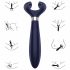 Satisfyer Piaceri Infiniti - vibratore di coppia ricaricabile e impermeabile (blu) 