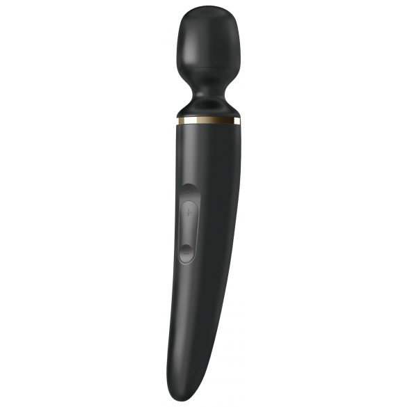 Satisfyer Wand-er Woman - massaggiatore vibratore ricaricabile e impermeabile (nero) 