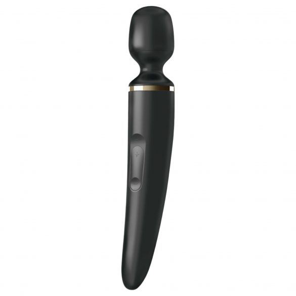 Satisfyer Wand-er Woman - massaggiatore vibratore ricaricabile e impermeabile (nero) 