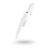 Satisfyer Wand-er Woman Vibratore Massaggiatore Ricaricabile e Impermeabile (Bianco) 