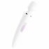 Satisfyer Wand-er Woman Vibratore Massaggiatore Ricaricabile e Impermeabile (Bianco) 