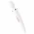 Satisfyer Wand-er Woman Vibratore Massaggiatore Ricaricabile e Impermeabile (Bianco) 