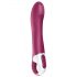 Satisfyer Big Heat - vibratore ricaricabile riscaldante per punto G (rosso)