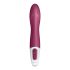 Satisfyer Grande Calore - Vibratore ricaricabile riscaldante per il punto G (rosso) 