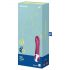 Satisfyer Big Heat - vibratore ricaricabile riscaldante per punto G (rosso)