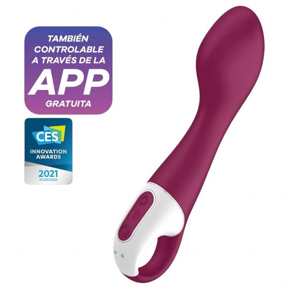 Vibratore per il Punto G riscaldante e ricaricabile Satisfyer Hot Spot (rosso) 