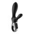 Vibratore anale riscaldante e stimolante Satisfyer Heat Climax+ intelligente (nero) 