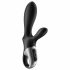 Vibratore anale riscaldante e stimolante Satisfyer Heat Climax+ intelligente (nero) 