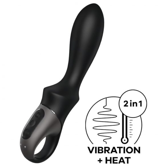 Satisfyer Heat Climax - Vibratore anale riscaldante smart (nero)