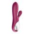 Satisfyer Coniglio Caldo - vibratore riscaldante intelligente con stimolatore clitorideo (rosso) 