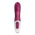 Satisfyer Coniglio Caldo - vibratore riscaldante intelligente con stimolatore clitorideo (rosso) 