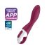 Satisfyer Riscaldatore Stimolante - vibratore intelligente riscaldante (rosso) 