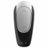 Vibratore di Coppia Satisfyer Double Fun - Impermeabile e Controllabile tramite App e Telecomando Senza Fili (Nero) 