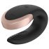 Satisfyer Double Love - vibratore di coppia intelligente, impermeabile e con telecomando (nero)