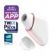 Satisfyer Love Triangle - stimolatore clitorideo a onde d'aria intelligente (bianco)