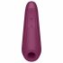 Satisfyer Curvy 1+ - Stimolatore Clitorideo Intelligente a Onde d'Aria Impermeabile (Rosso) 