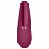 Satisfyer Curvy 1+ - Stimolatore Clitorideo Intelligente a Onde d'Aria Impermeabile (Rosso) 