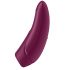 Satisfyer Curvy 1+ - Stimolatore Clitorideo Intelligente a Onde d'Aria Impermeabile (Rosso) 