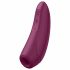 Satisfyer Curvy 1+ - Stimolatore Clitorideo Intelligente a Onde d'Aria Impermeabile (Rosso) 