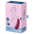 Satisfyer Curvy 1+ - stimolatore clitorideo a onde d'aria intelligente (rosso)