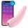 Satisfyer Curvy 2+ - vibratore intelligente con stimolatore a onde d'aria per clitoride (rosa)