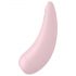 Satisfyer Curvy 2+ - vibratore intelligente con stimolatore a onde d'aria per clitoride (rosa)