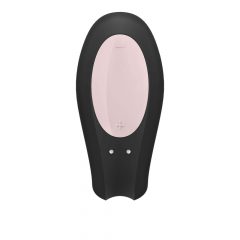   Vibratore di coppia Satisfyer Double Joy - ricaricabile, controllabile via smartphone e impermeabile (nero)