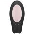 Satisfyer Double Joy - vibratore di coppia smart e impermeabile (nero)