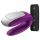 Vibratore di coppia impermeabile e wireless Satisfyer Double Fun con App - Viola 