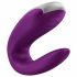 Vibratore di coppia impermeabile e wireless Satisfyer Double Fun con App - Viola 