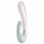 Satisfyer Heat Wave - vibratore intelligente riscaldante con braccio (menta)