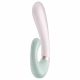 Satisfyer Onda di Calore - vibratore intelligente con funzione riscaldante e braccio stimolante (menta) 