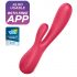 Vibratore impermeabile intelligente Satisfyer Mono Flex (rosso)