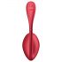 Satisfyer Shiny Petal - uovo vibrante con telecomando (rosso)