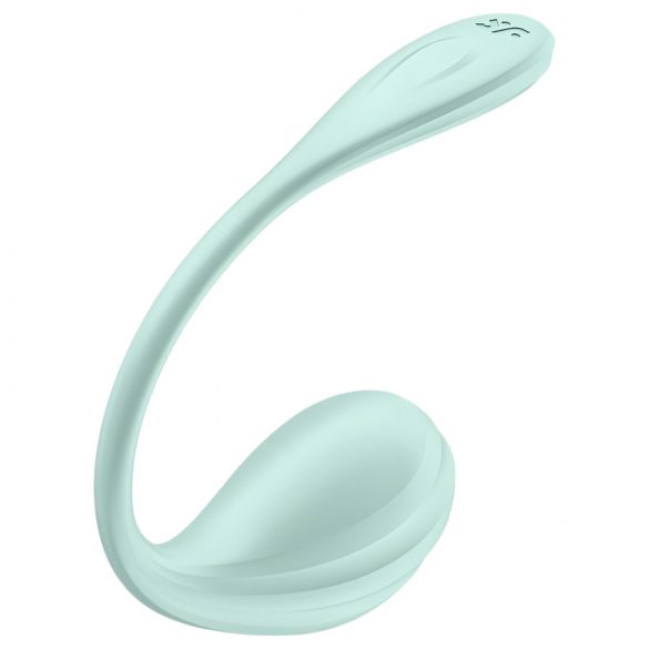 Satisfyer Smooth Petal - ovetto vibrante intelligente (verde)