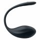 Satisfyer Ribbed Petal - uovo vibrante con telecomando (nero)