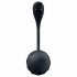 Satisfyer Ribbed Petal - uovo vibrante con telecomando (nero)