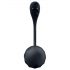 Satisfyer Ribbed Petal - ovetto vibrante con telecomando (nero)