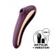 Satisfyer Bacio Doppio - vibratore ricaricabile per clitide e vagina (viola) 