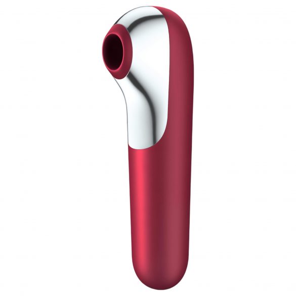 Satisfyer Dual Love - Vibratore intelligente per clitoride e vaginale impermeabile (rosso) 