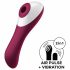 Satisfyer Dual Crush - Vibratore ricaricabile per clitoride e punto G (rosso) 