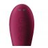 Satisfyer Dual Crush - Vibratore ricaricabile per clitoride e punto G (rosso) 