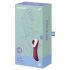 Satisfyer Dual Crush - Vibratore ricaricabile per clitoride e punto G (rosso) 