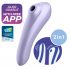 Satisfyer Dual Pleasure - Vibratore Intelligente 2in1 per Stimolazione Clitoride e Vaginale (Viola) 